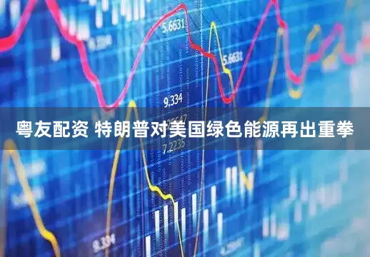 粤友配资 特朗普对美国绿色能源再出重拳