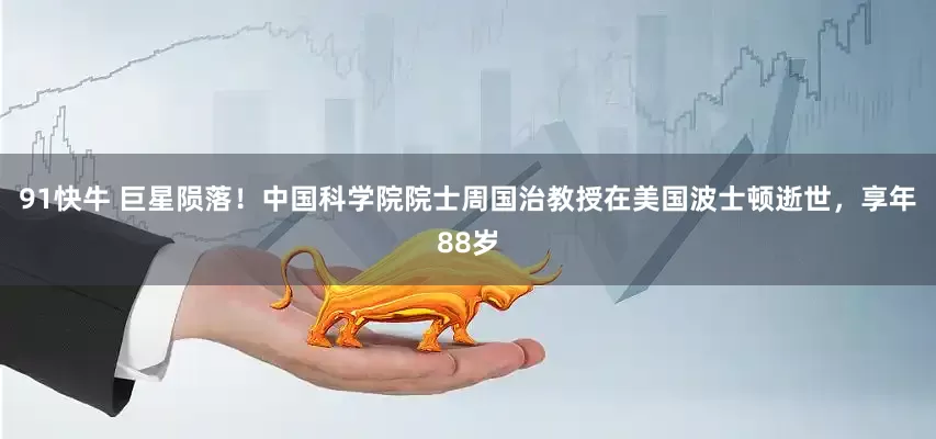 91快牛 巨星陨落！中国科学院院士周国治教授在美国波士顿逝世，享年88岁
