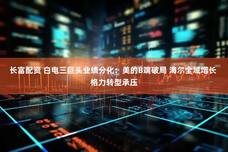 长富配资 白电三巨头业绩分化:美的B端破局 海尔全域增长 格力转型承压