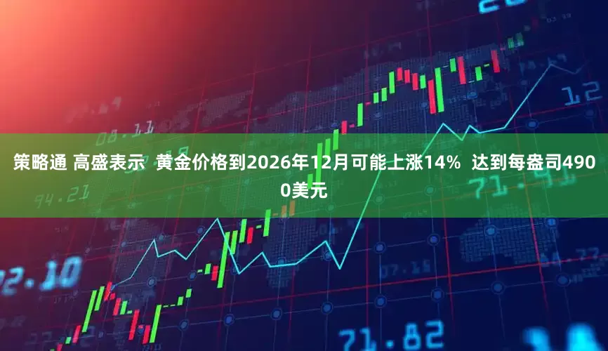 策略通 高盛表示  黄金价格到2026年12月可能上涨14%  达到每盎司4900美元